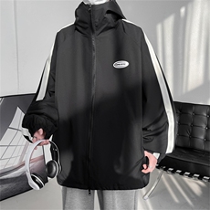 JK9012/P70春装新款两面服中性风夹克男防水冲锋衣宽松外套两面穿，男装夹克，电商A141