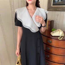 夏季韩范连衣裙2022，女装连衣裙，贻思茗