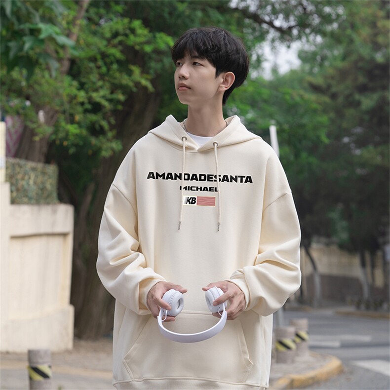 2025秋季男潮流休闲wlcm4169卫衣连帽仿棉特批35控59,男装卫衣,星座605(原A050)