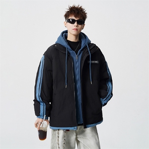冬季假两件棉服男女同款加厚保暖棉衣棉袄外套M082-特价P63图片