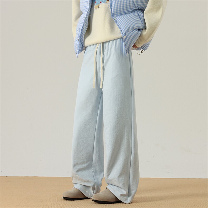 现货09纯色奶芙三合一夹棉裤男女冬季加棉裤子XZ211-1-K2475-P60，男装棉裤，星座211-1