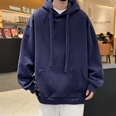 连帽卫衣纯色连帽外套，男装卫衣，星座410-7
