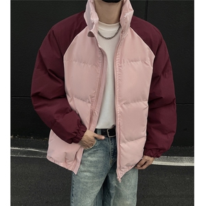 (大量现货）冲量款撞色款高品质立领棉衣外套 TBMY07-P60特价图片