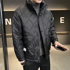 店主风冬季新款休闲百搭立领棉衣加厚保暖男士外套潮M8906-P150，男装棉衣，电商A413