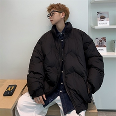 复古潮流宽松加厚保暖棉服冬季美式立领潮牌棉衣男外套W7940-P80，男装棉衣，星座512-4