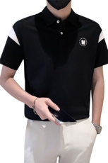 23男士翻领T恤B226-3002-p5570%%聚酯纤维5%氨纶，男装T恤，电商A210