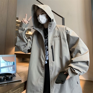 A809-P60 日系高级感冲锋衣男新款美式复古潮牌机能风工装夹克图片