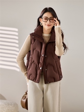 2025冬装新款立领羽绒马甲，女装羽绒服，梦芯尔