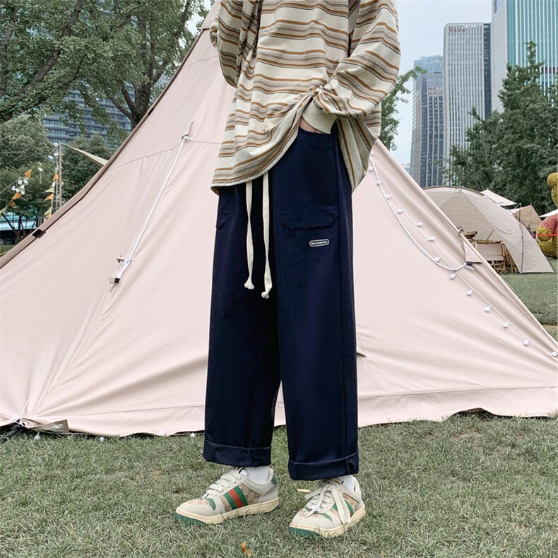 品质美式高街复古港风直筒宽松工装休闲裤227-2*K308*P50控78,男装休闲裤,星座227-2