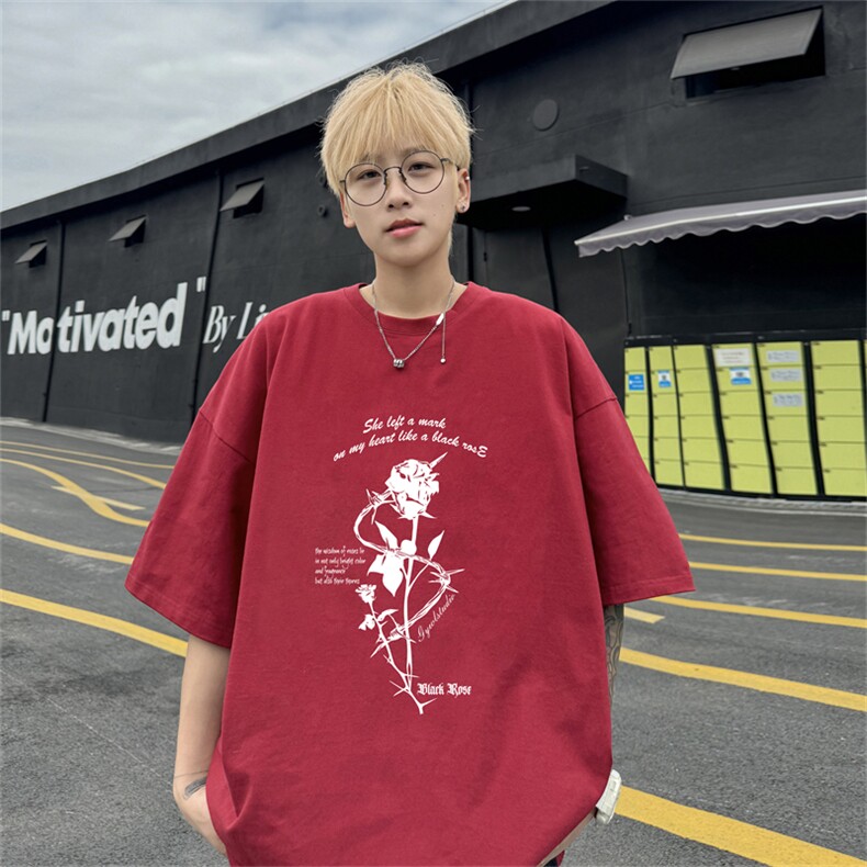 220G夏季新款纯棉圆领短袖T恤DT420-特P19控38,男装T恤,电商B370