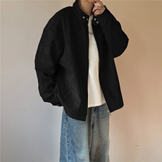 现货潮牌男士麂皮绒夹克外套日系痞帅A351-AJ2640-P125控199，男装夹克，电商A351