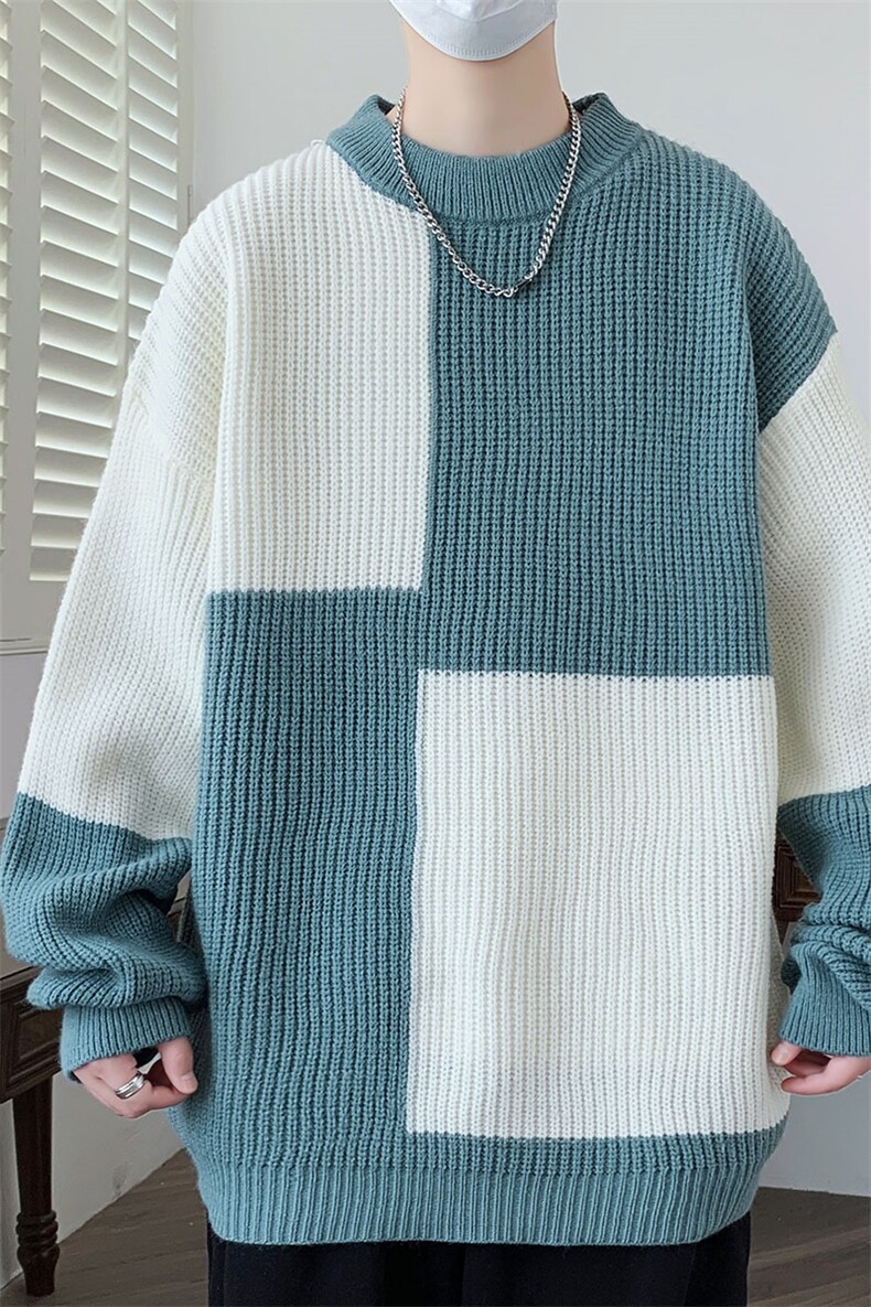 【新品】2025秋冬男士时尚休闲百搭针织毛衣潮流-M5103-P45,男装针织衫/毛衣,星座1105-1