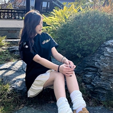 万针全刺绣工艺抖音得物高品质260克重磅纯棉双纱美式高街短袖T恤，男装T恤，电商A486-1