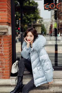 90绒羽绒服图片