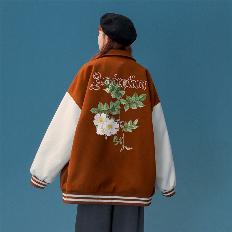 中性风22秋季西海岸嘻哈潮流翻领棒球服夹克外套G605P85控108,男装夹克,A247A