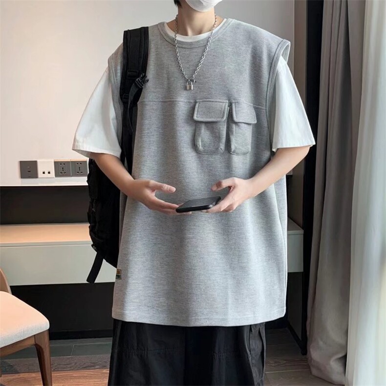男春季新款韩版潮流马甲背心TM09P28图片