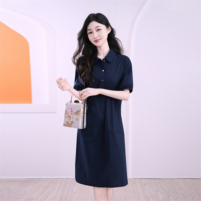 #现货气质款#小个子显高直筒大码宽松显瘦遮肚子微胖休闲短裙，女装连衣裙，鑫鑫格