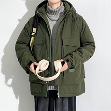 冬上新加棉加厚棉服潮青少年连帽棉衣外套男女8318-P130控价178，男装棉衣，电商A441-1