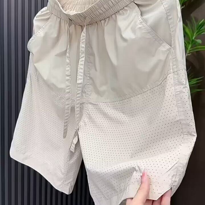网络图现货工装短裤轻薄透气直筒宽松短裤纯色大裤衩RG218-P38,男装牛仔裤,星座1005-4