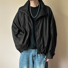 现货新款-复古高级感短款夹克外套秋冬潮牌上衣A351-AJ2589-P125，男装夹克，电商A351