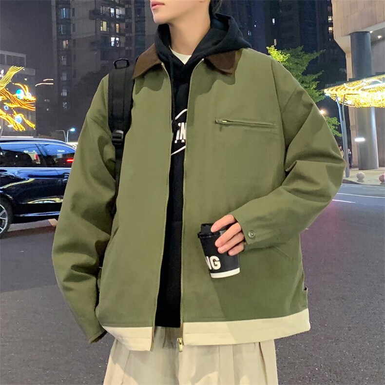 翻领上衣潮流运动休闲防风新款春季外套男士，男装夹克，星座309（原A406）