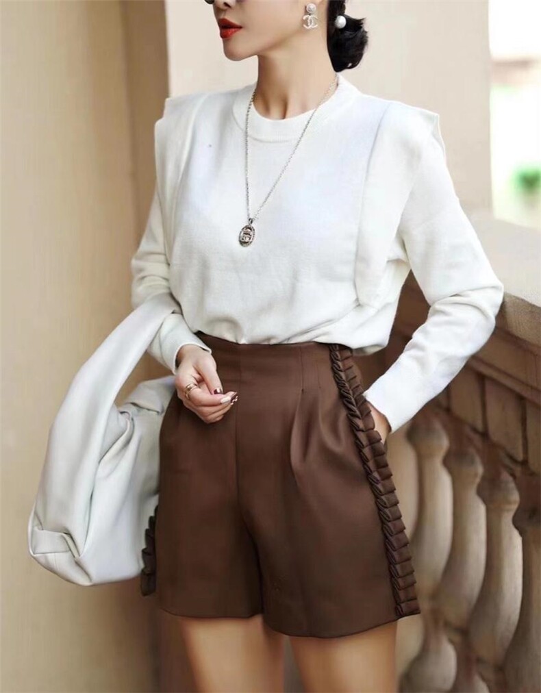 现货：时尚手工盘花短裤，其它，金川古韵