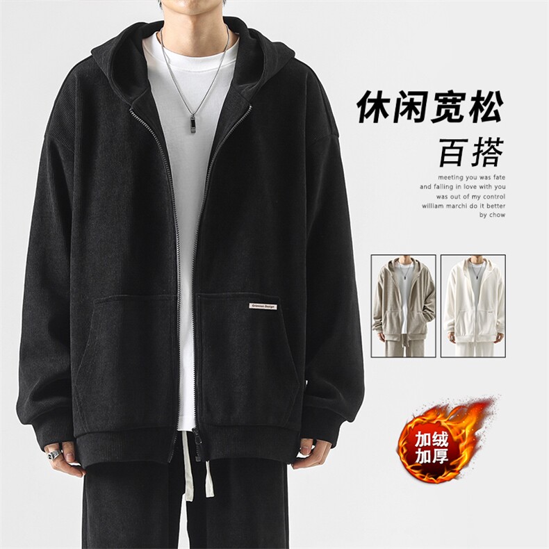 加绒保暖休闲百搭卫衣垂顺休闲TK889-常规特批78加绒特批88图片
