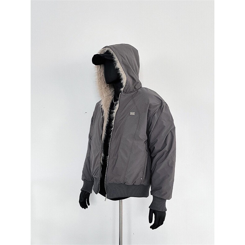 【有货】毛领连帽棉服夹棉棉袄外套 MY9089 特P114图片