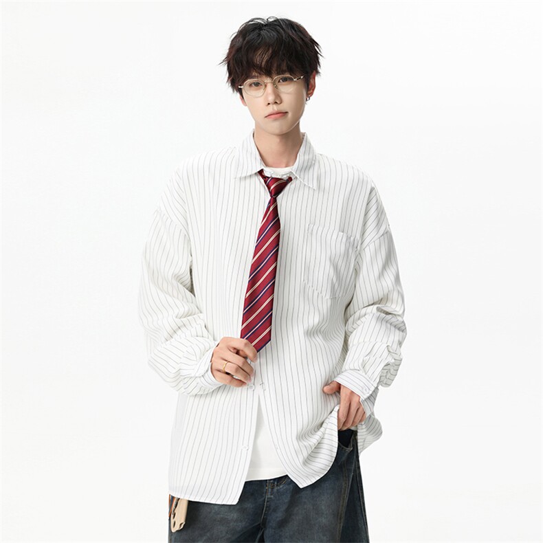 311B-1-9176-P47控89潮牌时尚方格衬衫重磅宽松休闲上衣，男装衬衫，星座311B-1