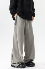 8XL-M秋季美式潮牌裤子男士宽松撞色冲锋裤速干休闲长裤K9156P68，男装休闲裤，电商D206-1