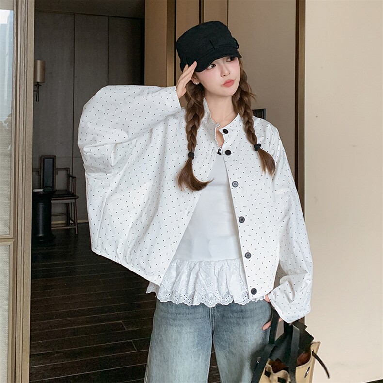 现货   波点外套2534P145控218图片