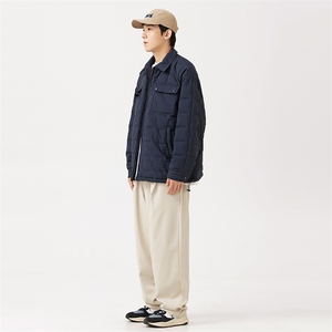 外27-2日系蜂巢格式基础夹克棉衣MY20-P149图片