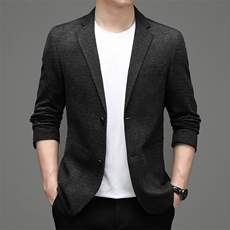 秋冬季新款男商务休闲单西韩版西装中年西服外套MY804-P175，男装西服，电商B212（原钱塘6029）