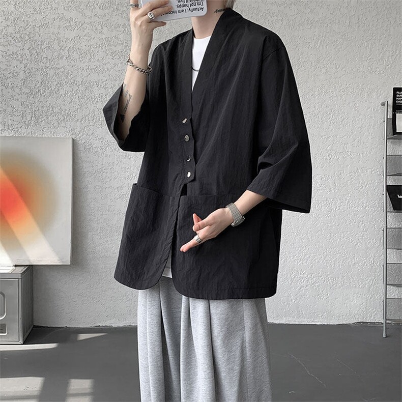 仓库现货CS1139-p48控78新款高品质防晒开衫冰丝凉感大码衬衫，男装防晒衣，电商A059