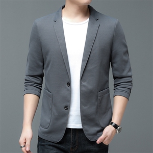 BJY08677男士2023年春季新款长袖西服休闲青年夹克西装单西图片