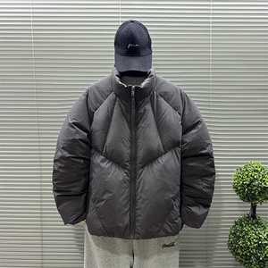 2025新标90白鸭绒短款时尚冬季立领男士羽绒服外套373-P330，男装羽绒服，钱塘708(原3018)