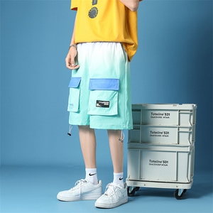 2021年夏季渐变六色休闲短裤男潮流五分裤DS-C407-2029-P40图片