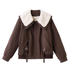 现货2025冬装新款女士时尚经典毛领可脱卸羽绒服，女装派克服，木子恋