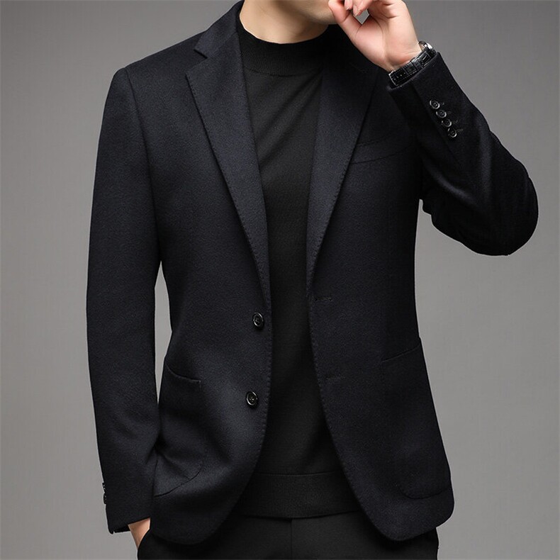 轻奢高货商场品质做工精细百分百山羊绒面料西服,男装西服,钱塘207-1