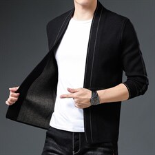 BSS6667男式2023秋季新款针织开衫夹克商务休闲男装P78图片