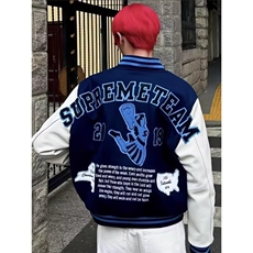 有货DM407-特批68网红同款纽约限定棒球服vibe潮，女装职业装，星座603-2