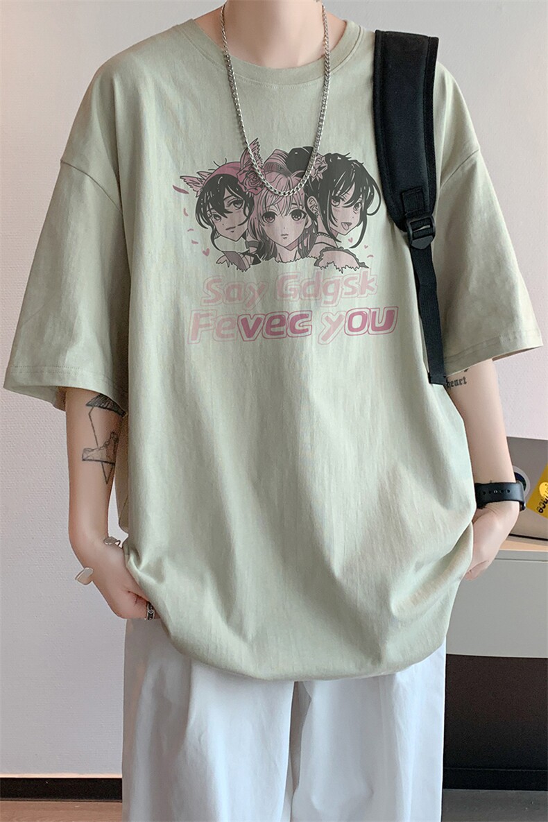已注册/夏季内景纯棉复古休闲短袖T恤男宽松大码打底DT00092/P25,男装T恤,电商B316