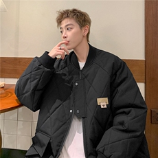 冬季2024大码港风宽松棉衣棉服情侣冬装男装潮流厚外套S273-P118，男装棉衣，电商A233-1