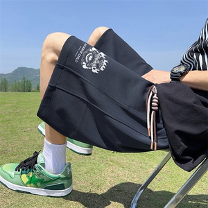 已注册菠萝格直播抖音得物品质男五分中裤休闲短裤K093P30控48图片