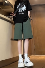 特批P25无差价夏季冰丝垂感中裤休闲直筒设计感五分短裤男DK2123，男装牛仔裤，电商A001-1