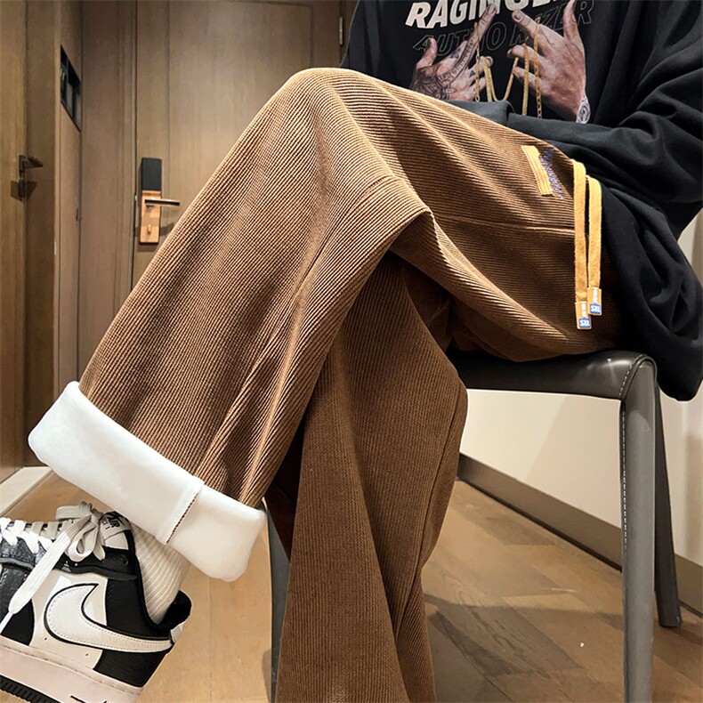 供抖音高品质加绒加厚裤子男416B-1-KL770-P50控78加绒P60,男装卫衣,星座416B-1