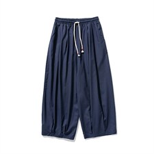 夏季大码日系复古风棉麻裤休闲直筒裤哈伦阔裤中性K181/P70，男装休闲裤，电商A221A