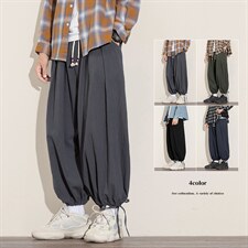 2023春季新白墙模特休闲大码男宽松九分棉麻亚麻休闲裤K2076-P35,男装休闲裤,电商A082