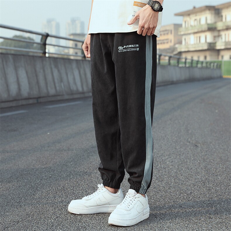 加推 春夏款 日系外景宽松大码束脚休闲运动卫裤0501-P30图片