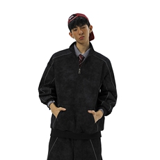 可二开脏脏灰扎染大码M-5XL卫衣WY78064P68卫裤WK78065P68套装，男装休闲裤，星座227-7